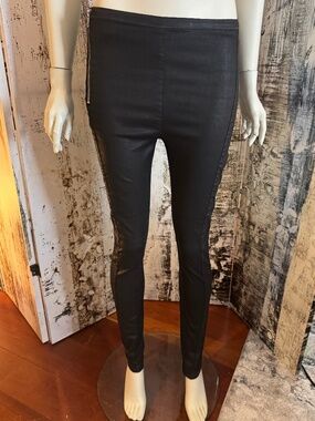 LIKE NEW! Neve worn, Lurdes Bergada waxed cotton stretch skinny pants Small